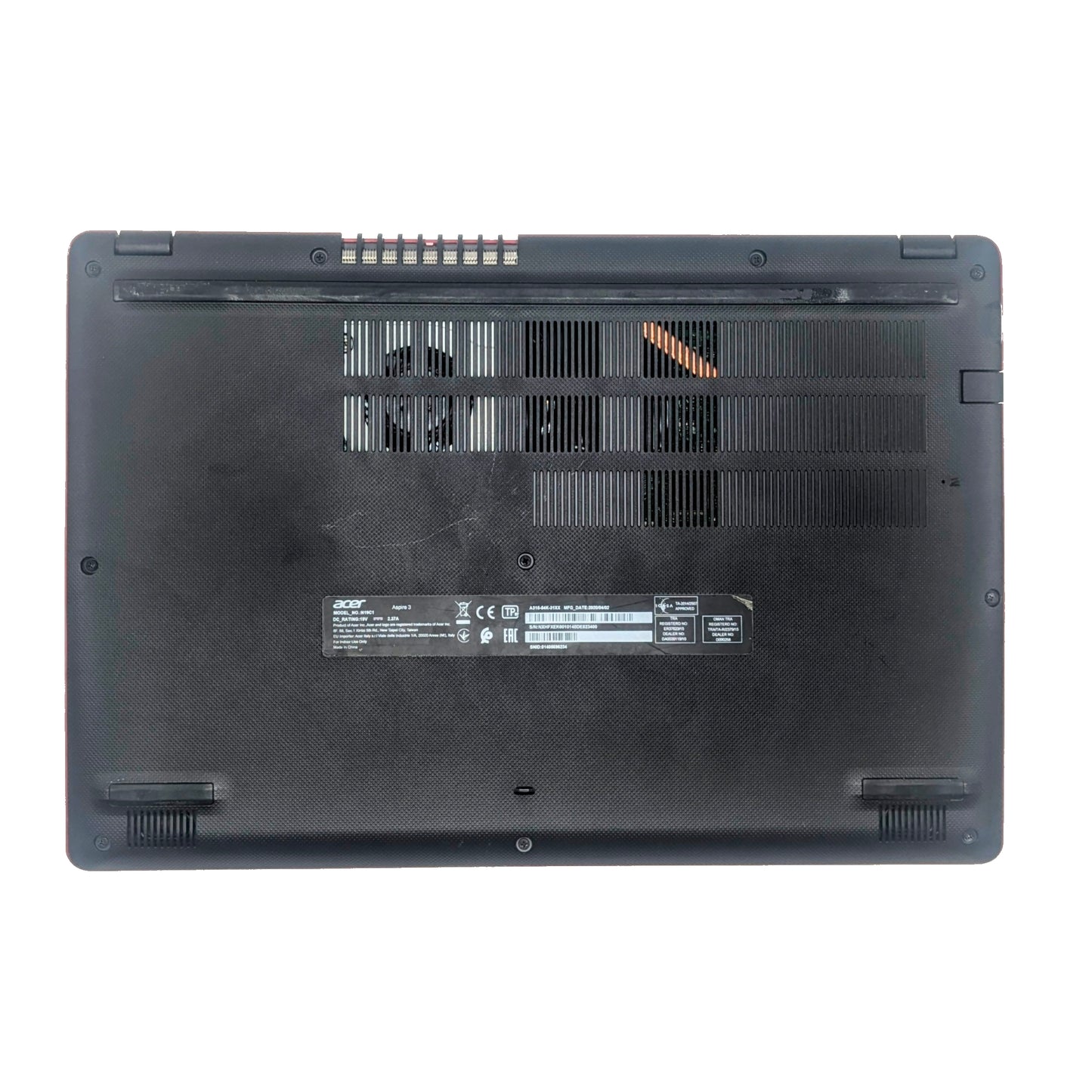 Acer Aspire A315-54K 15" i3-7020U 8GB DDR4 240GB SSD Windows 11 Red Laptop