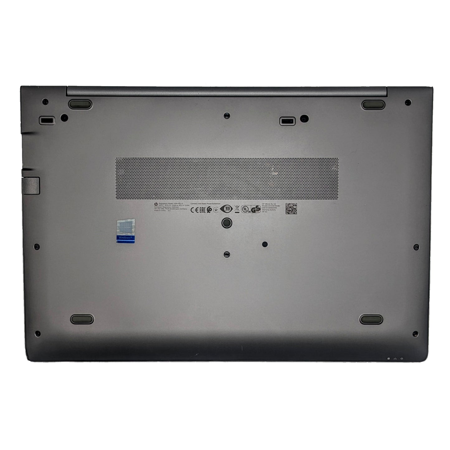 HP ZBook 15U G5 i5-7200U 15" 8GB DDR4 256GB NVMe Radeon Pro WX 3100 2GB Windows 11 Laptop